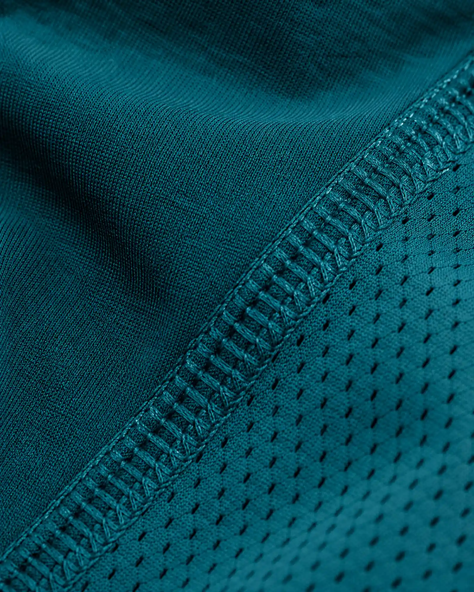 Close-up of performance jersey fabric
